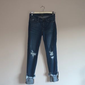 Judy Blue Skinny Fit super distressed sz 5/27